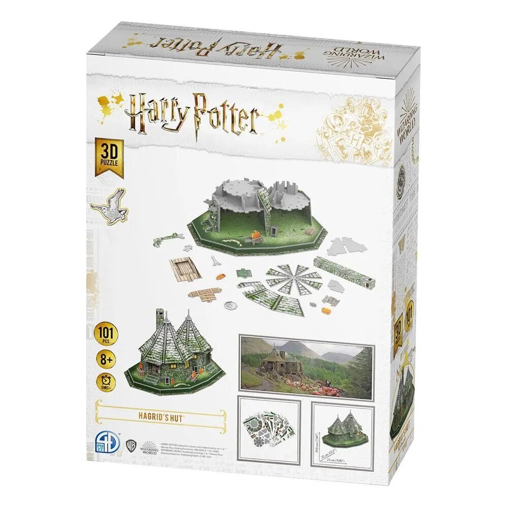 Harry Potter 3D-palapeli Hagridin mökki hinta ja tiedot | Palapelit | hobbyhall.fi