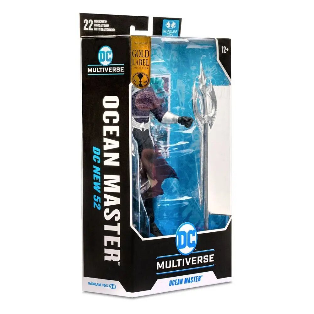 DC Multiverse -toimintahahmo Ocean Master (kultainen etiketti) 18 cm hinta ja tiedot | Poikien lelut | hobbyhall.fi