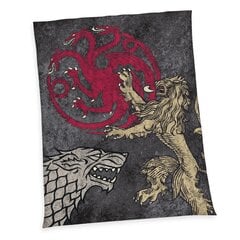 Game Of Thronesin fleecepeiton logot 150 x 200 cm hinta ja tiedot | Vuodevaatteet lapsille | hobbyhall.fi