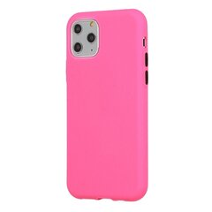 Mocco Soft Cream Silicone Back Case for Apple iPhone 12/12 Pro Pink hinta ja tiedot | Puhelimen kuoret ja kotelot | hobbyhall.fi