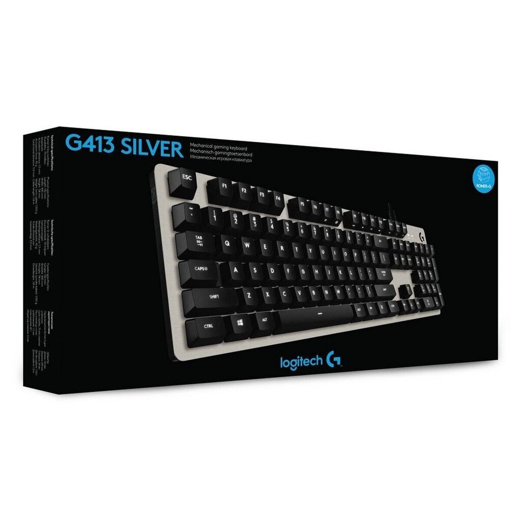 Logitech G413 Azerty -pelinäppäimistö hinta ja tiedot | Näppäimistöt | hobbyhall.fi