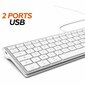 Mobility Lab Mac OS AZERTY -näppäimistö hinta ja tiedot | Näppäimistöt | hobbyhall.fi