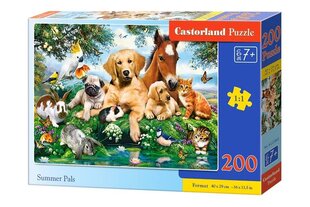 Castorland Summer Pals -palapeli, 200 palaa hinta ja tiedot | Palapelit | hobbyhall.fi