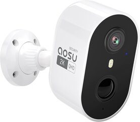 AOSU-turvakamera 2K Langaton WiFi Väri Night Vision AI-liikkeentunnistus Kaksisuuntainen puhe Sireeni IP66 Alexa hinta ja tiedot | Valvontakamerat | hobbyhall.fi