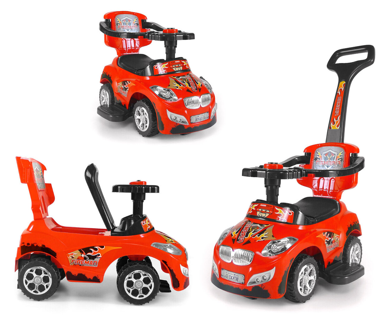 Lasten potkuauto kahvalla, Happy Milly Mally hinta ja tiedot | Vauvan lelut | hobbyhall.fi