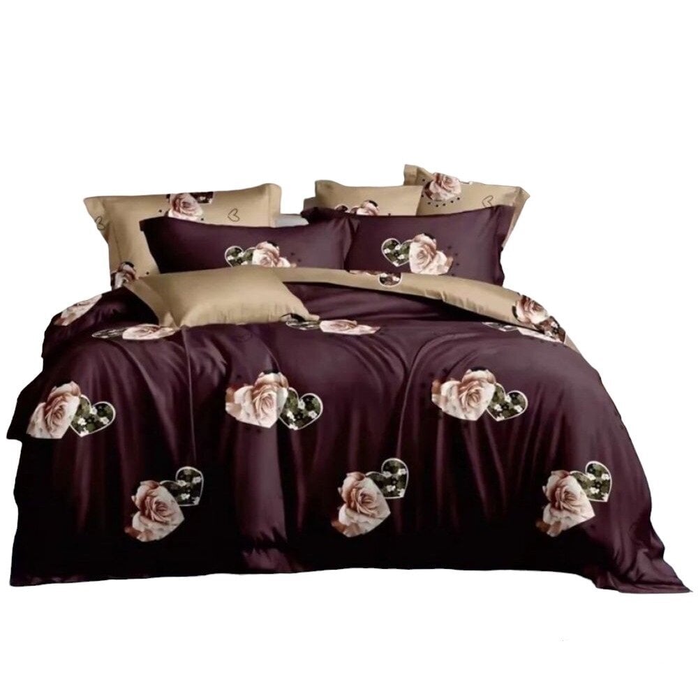 Vuodevaatteet setti, 3 osaa, Cotton World / Smukee 200 x 220 cm hinta ja tiedot | Pussilakanat ja tyynyliinat | hobbyhall.fi