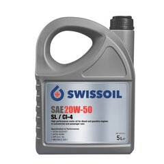 SAE 20W-50 SL / CI-4 - 5L hinta ja tiedot | SwissOil Voiteluaineet | hobbyhall.fi