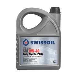 SAE 0W-40 Fully Synth (PAO), 5L hinta ja tiedot | SwissOil Autotuotteet | hobbyhall.fi