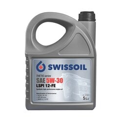 SAE 5W-30 LSPI 12-FE, 5L hinta ja tiedot | SwissOil Voiteluaineet | hobbyhall.fi