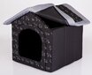 Koiranpesä Hobbydog R3 pennut, 52x46x53 cm, musta hinta ja tiedot | Pedit ja pesät | hobbyhall.fi