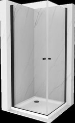 Suihkukaappi Mexen Roma altaalla ja sifonilla, Black+White/Black, 70 x 70 cm hinta ja tiedot | Suihkukaapit ja suihkunurkat | hobbyhall.fi