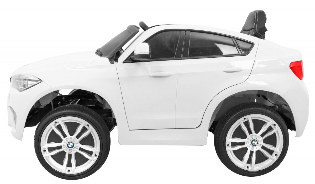 BMW X6M yksipaikkainen sähköauto, valkoinen hinta ja tiedot | Lasten sähköautot | hobbyhall.fi