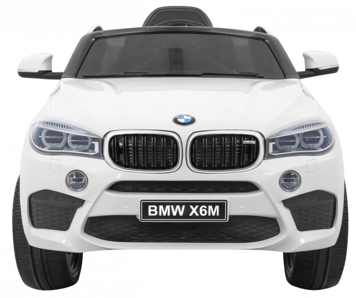 BMW X6M yksipaikkainen sähköauto, valkoinen hinta ja tiedot | Lasten sähköautot | hobbyhall.fi