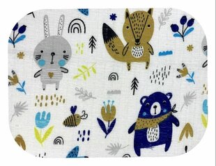 Ega puuvillaharso, 70x80 cm, metsän eläimet hinta ja tiedot | Ega Kids Lapset | hobbyhall.fi