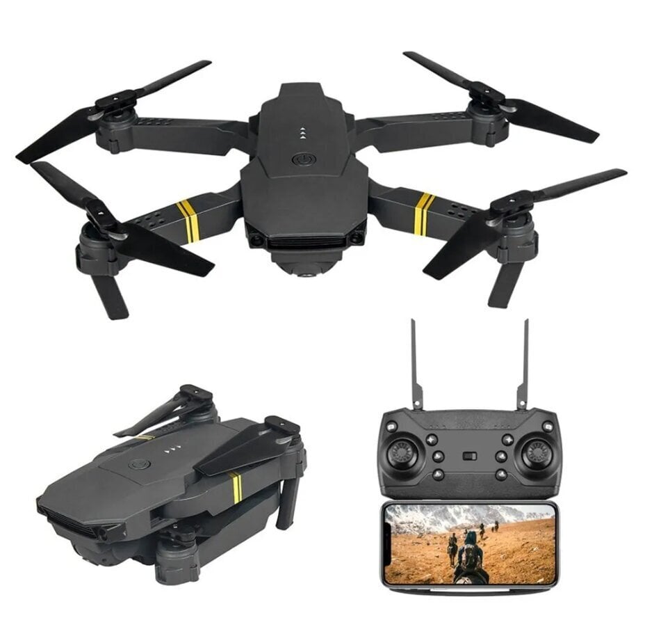 Kameraohjattava drone puhelin- tai kauko-ohjauksella 4K WiFi hinta ja tiedot | Poikien lelut | hobbyhall.fi