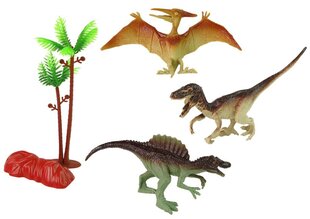 Dinosaurusfiguurisarja tarvikkeineen 8 kpl hinta ja tiedot | Poikien lelut | hobbyhall.fi