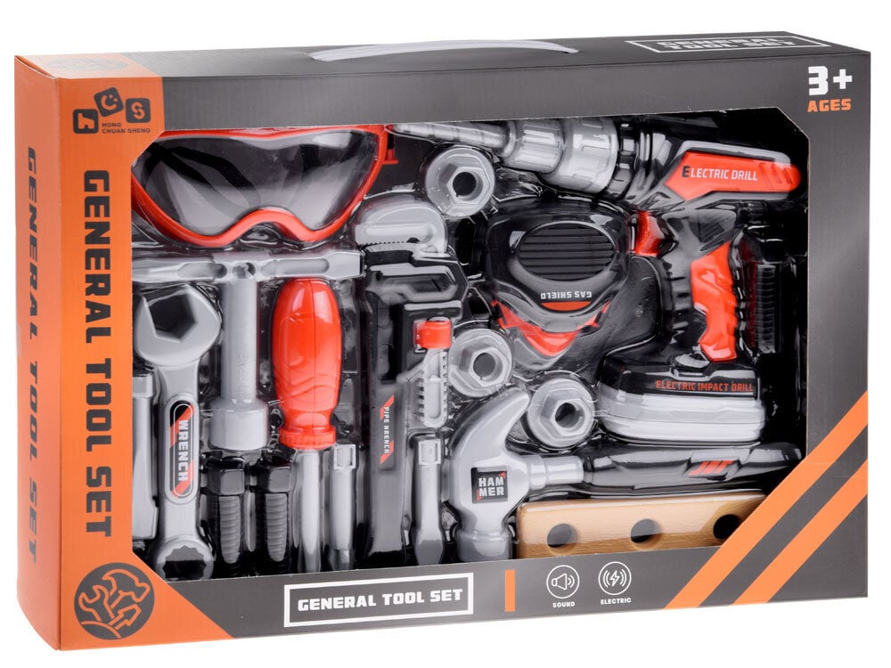 Suuri DIY Master Tool Set -työkalusarja hinta ja tiedot | Poikien lelut | hobbyhall.fi