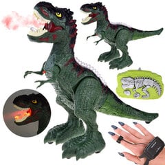 Kauko-ohjattava dinosaurus T-REX 2in1, vihreä hinta ja tiedot | Poikien lelut | hobbyhall.fi