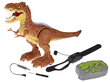 Kauko-ohjattava dinosaurus T-REX 2in1, ruskea hinta ja tiedot | Poikien lelut | hobbyhall.fi