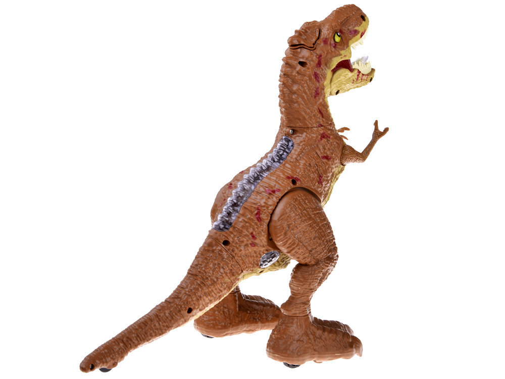 Kauko-ohjattava dinosaurus T-REX 2in1, ruskea hinta ja tiedot | Poikien lelut | hobbyhall.fi