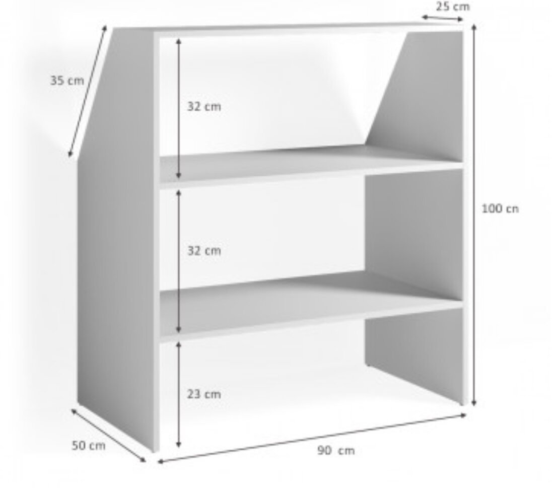 Vicco hylly, valkoinen hinta ja tiedot | Hyllyt | hobbyhall.fi