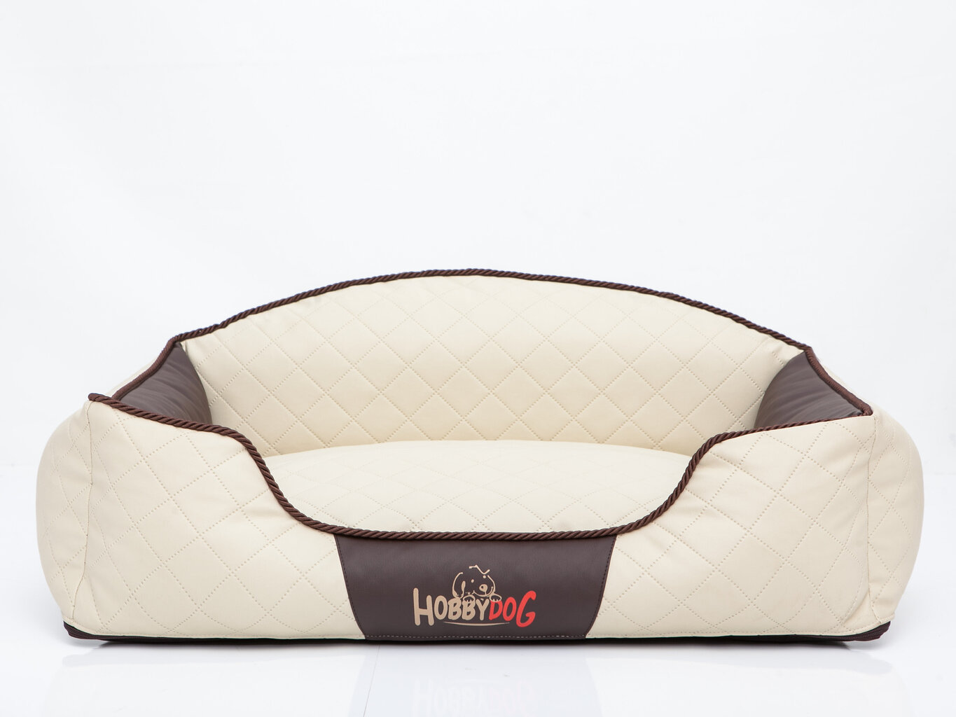 Peti Hobbydog Elite XL, beige/ruskea, 84x65 cm hinta ja tiedot | Pedit ja pesät | hobbyhall.fi