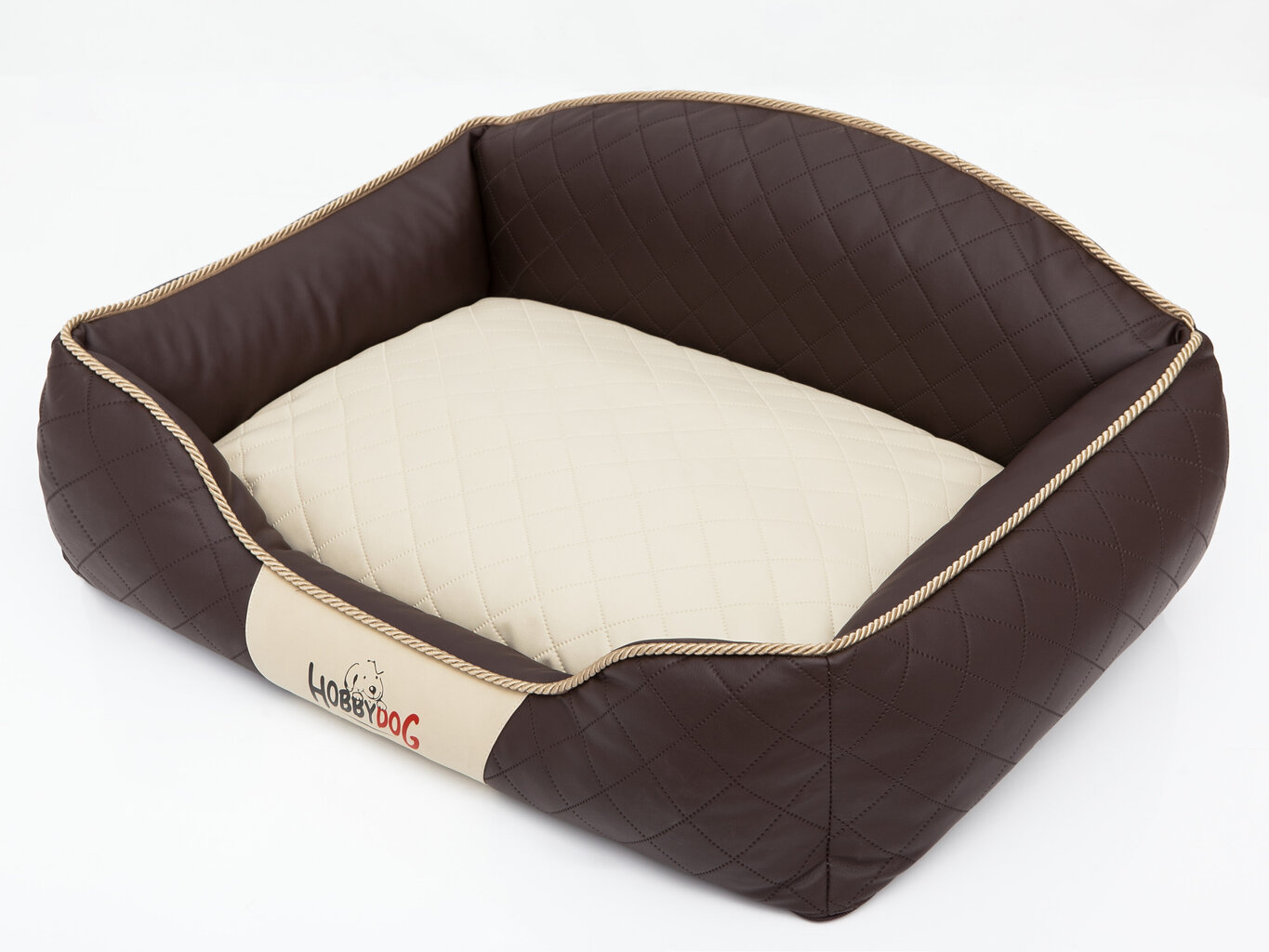 Peti Hobbydog Elite L, ruskea/beige, 65x50 cm hinta ja tiedot | Pedit ja pesät | hobbyhall.fi