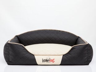 Peti Hobbydog Elite L, musta/beige, 65x50 cm hinta ja tiedot | Pedit ja pesät | hobbyhall.fi