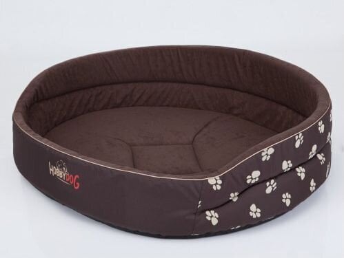 Peti Hobbydog Paws R1, ruskea, 42x30 cm hinta ja tiedot | Pedit ja pesät | hobbyhall.fi