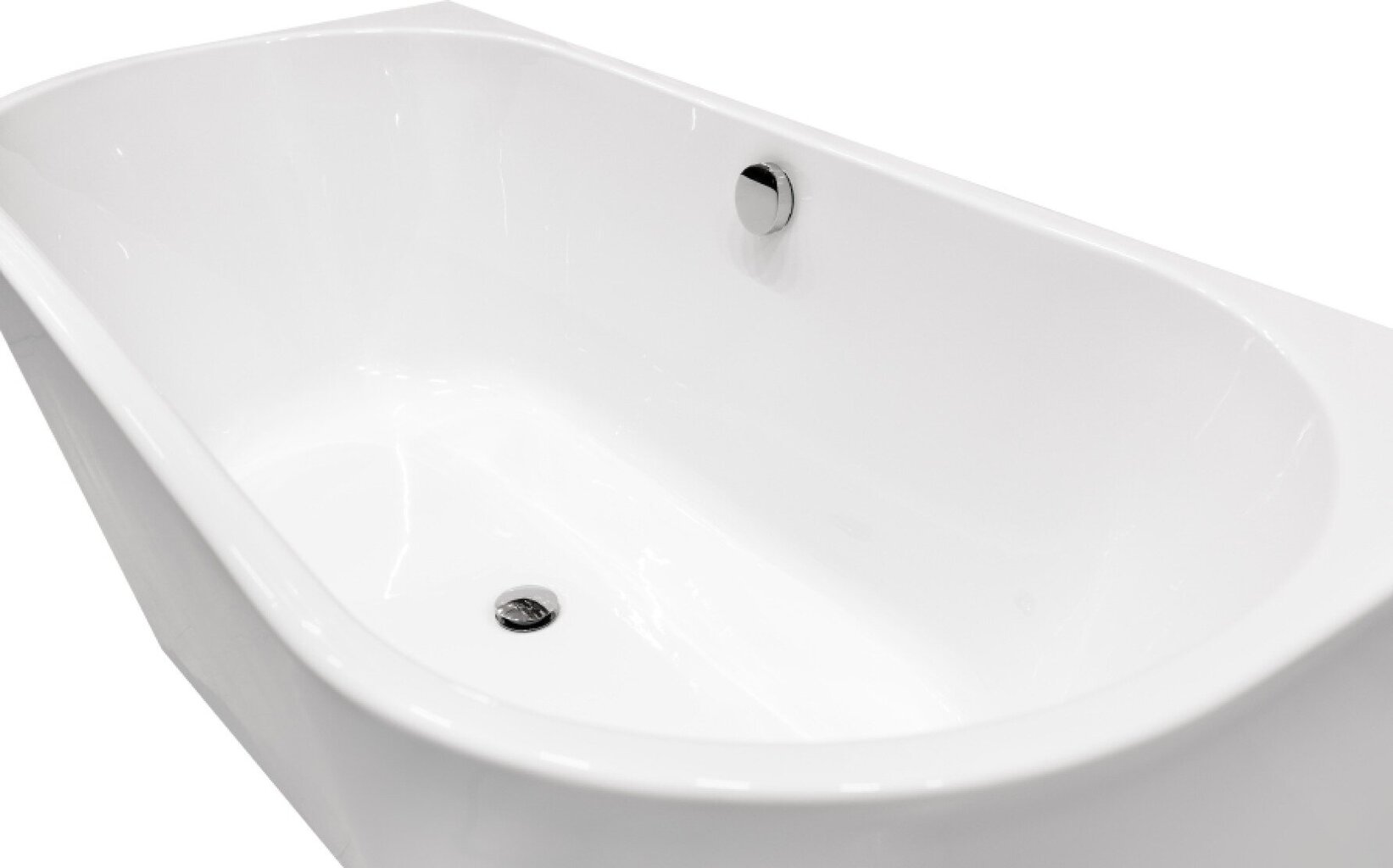 Kylpyamme Besco Vica New 150, White sifonilla ja täyttötoiminnolla hinta ja tiedot | Kylpyammeet | hobbyhall.fi