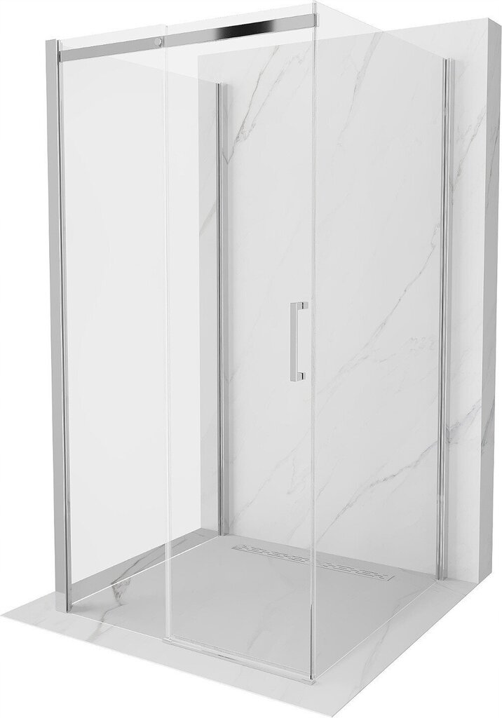 3 seinän suihkukaappi Mexen, Chrome, 100 x 100 cm hinta ja tiedot | Suihkukaapit ja suihkunurkat | hobbyhall.fi