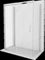 3 seinän suihkukaappi Mexen, Chrome, 140 x 80 cm hinta ja tiedot | Suihkukaapit ja suihkunurkat | hobbyhall.fi