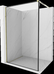 Suihkuseinä Mexen Kioto, kulta/musta reunus, 80 x 200 cm hinta ja tiedot | Suihkuseinät ja -ovet | hobbyhall.fi