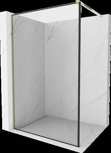Suihkuseinä Mexen Kioto, kulta/musta reunus, 140 x 200 cm hinta ja tiedot | Suihkuseinät ja -ovet | hobbyhall.fi