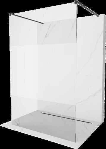 Suihkuseinä Mexen Kioto, musta, puolimatta, 100 x 200 cm hinta ja tiedot | Suihkuseinät ja -ovet | hobbyhall.fi