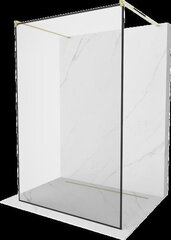Suihkuseinä Mexen Kioto, kulta/musta reunus, 130 x 200 cm hinta ja tiedot | Suihkuseinät ja -ovet | hobbyhall.fi