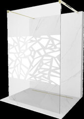 Suihkuseinä Mexen Kioto, kulta/valkoinen kuvio, 100 x 200 cm hinta ja tiedot | Suihkuseinät ja -ovet | hobbyhall.fi