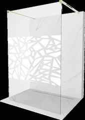 Suihkuseinä Mexen Kioto, kulta/valkoinen kuvio, 130 x 200 cm hinta ja tiedot | Suihkuseinät ja -ovet | hobbyhall.fi