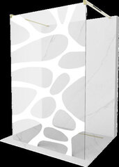 Suihkuseinä Mexen Kioto, kulta/valkoinen kuvio, 100 x 200 cm hinta ja tiedot | Suihkuseinät ja -ovet | hobbyhall.fi