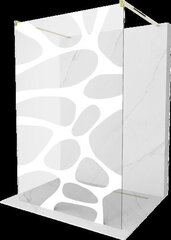 Suihkuseinä Mexen Kioto, kulta/valkoinen kuvio, 120 x 200 cm hinta ja tiedot | Suihkuseinät ja -ovet | hobbyhall.fi