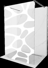 Suihkuseinä Mexen Kioto, musta/valkoinen kuvio, 100 x 200 cm hinta ja tiedot | Suihkuseinät ja -ovet | hobbyhall.fi