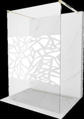 Suihkuseinä Mexen Kioto, kulta/valkoinen kuvio, 120 x 200 cm hinta ja tiedot | Suihkuseinät ja -ovet | hobbyhall.fi