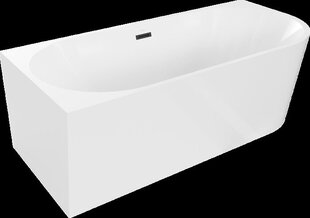 Kylpyamme Mexen Mia, vasemmanpuoleinen, 170 x 80 cm, valkoinen+musta hinta ja tiedot | Kylpyammeet | hobbyhall.fi