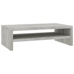 vidaXL Näyttökoroke betoninharmaa 42x24x13 cm lastulevy hinta ja tiedot | Näyttötelineet | hobbyhall.fi