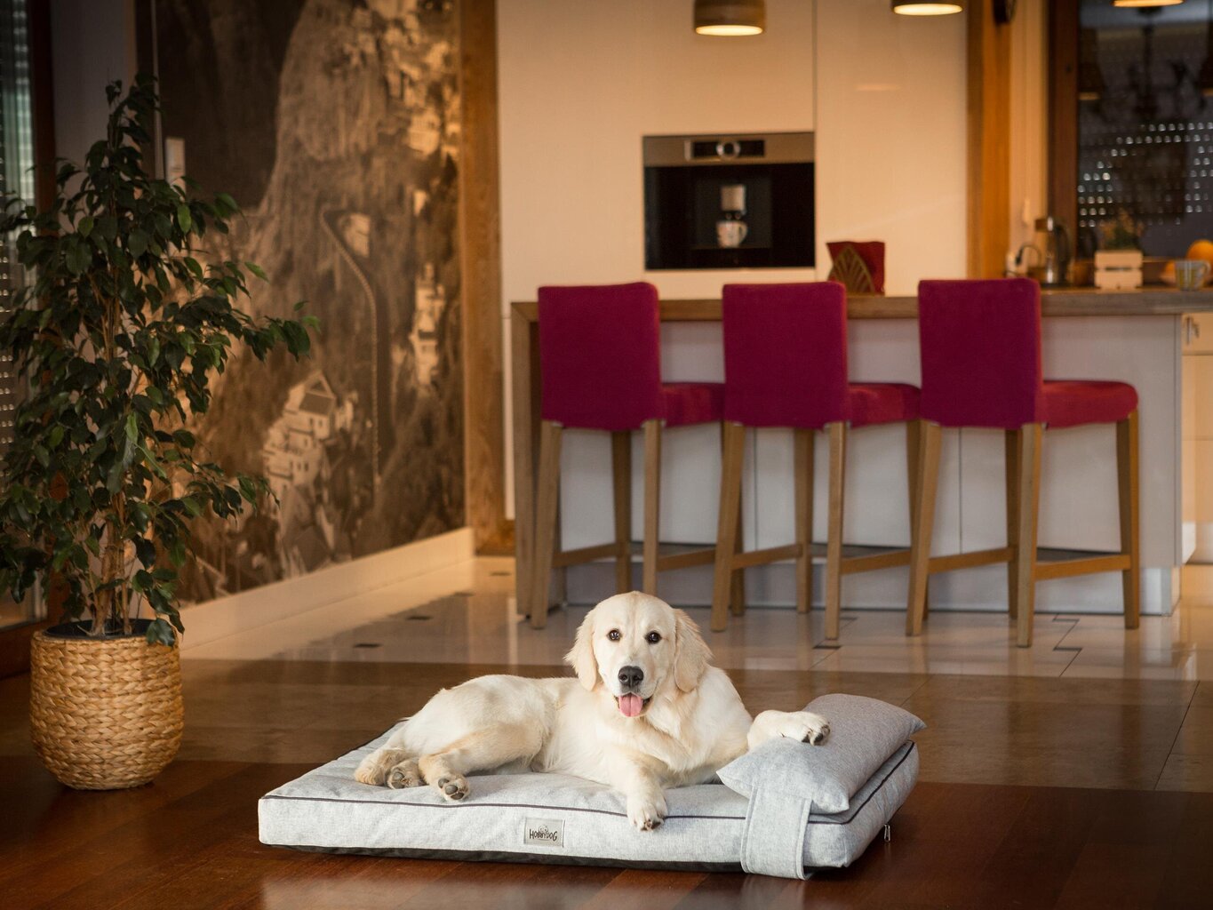 Hobbydog koiran patja Move Grey, XL, 118x78 cm hinta ja tiedot | Pedit ja pesät | hobbyhall.fi