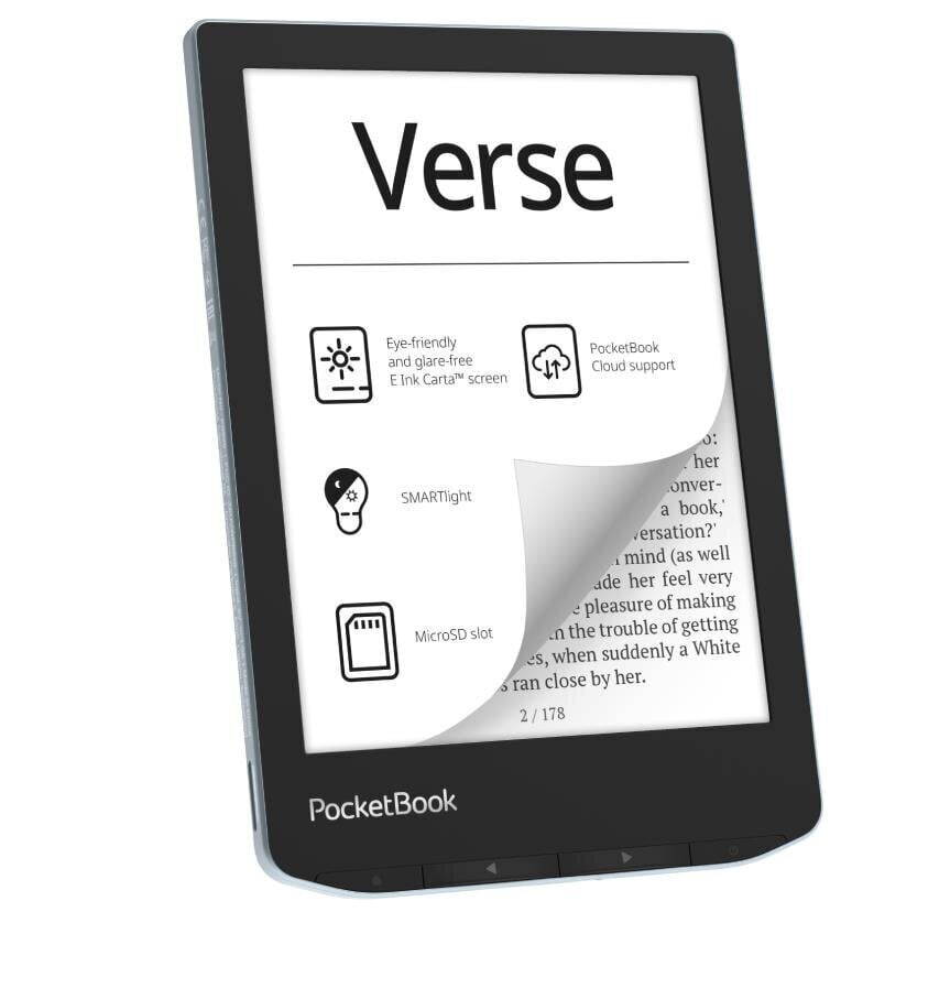 PocketBook e-lukija Verse 6" 8GB, kirkkaan sininen hinta ja tiedot | E-kirjojen lukulaitteet | hobbyhall.fi