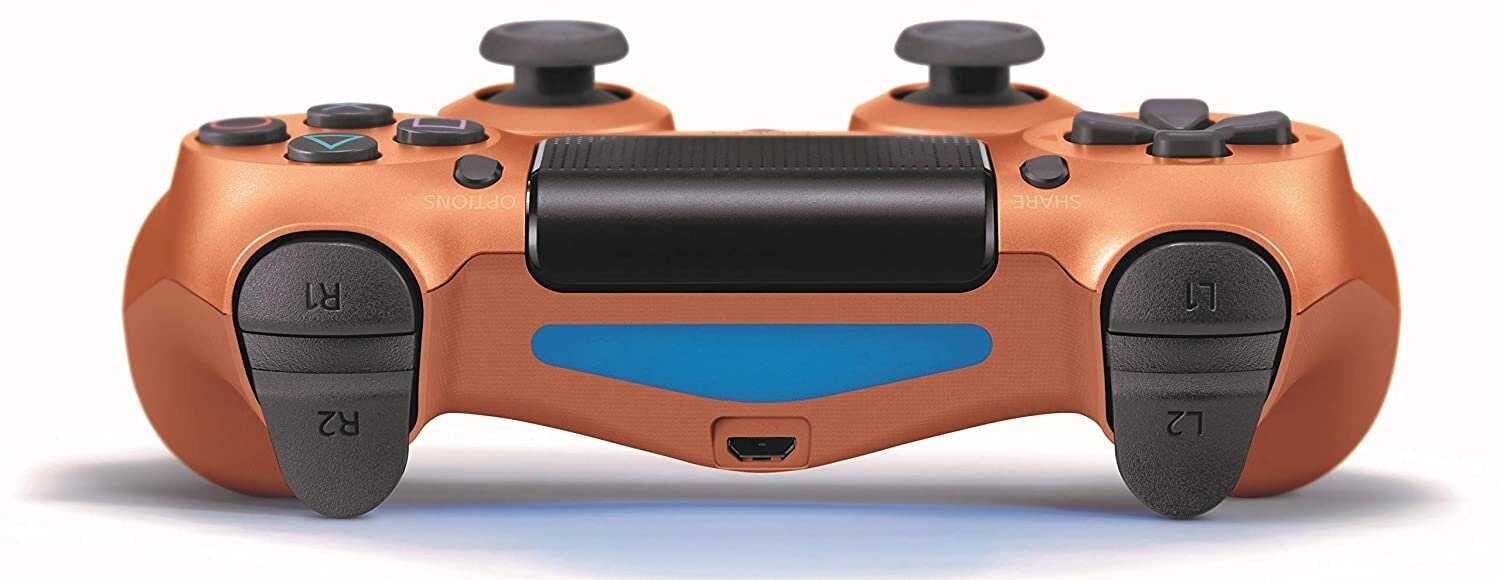 Games World PS4 Doubleshock 4 V2 langaton peliohjain / ohjain, ruskea (metallikupari) PS4:lle / PS5:lle / Androidille / iOS:lle hinta ja tiedot | Ohjaimet ja lisätarvikkeet | hobbyhall.fi