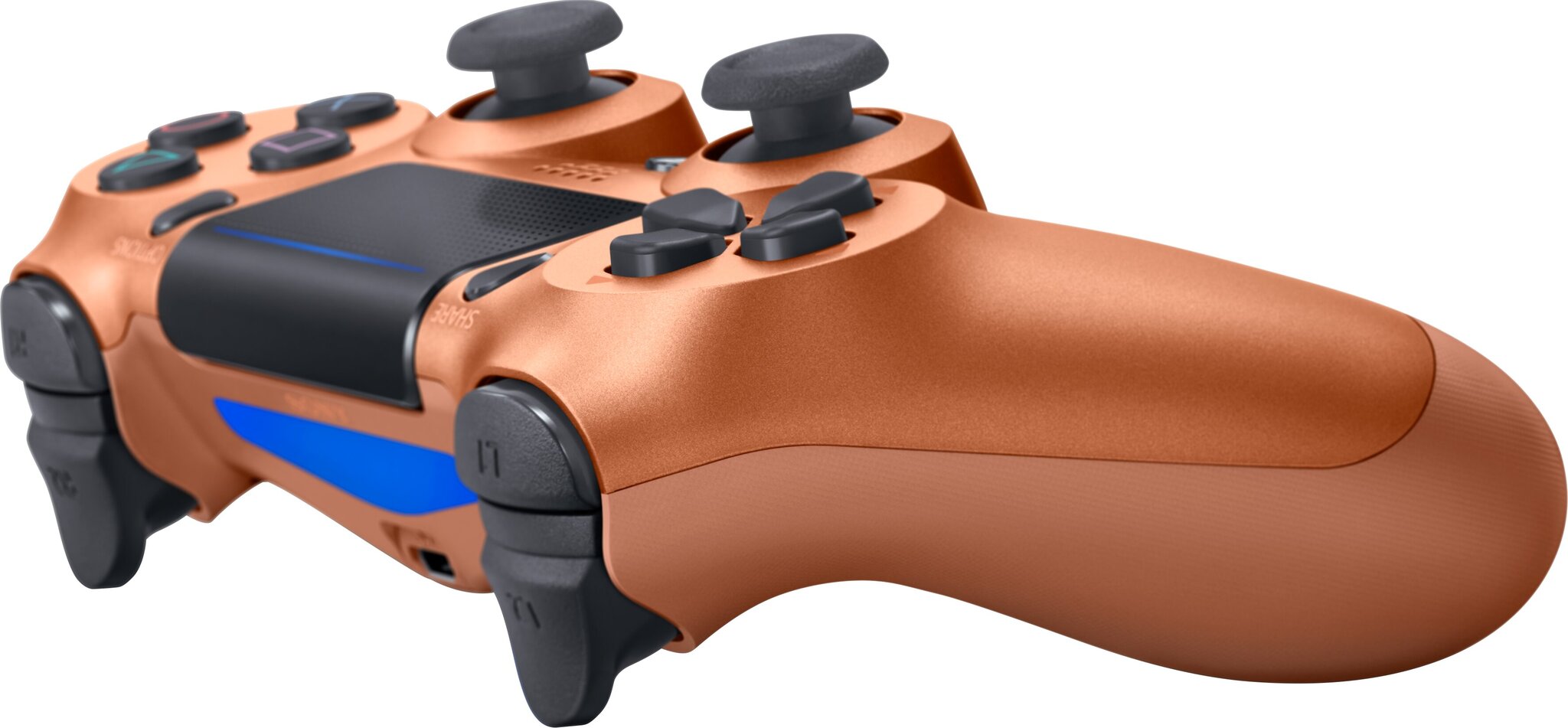 Games World PS4 Doubleshock 4 V2 langaton peliohjain / ohjain, ruskea (metallikupari) PS4:lle / PS5:lle / Androidille / iOS:lle hinta ja tiedot | Ohjaimet ja lisätarvikkeet | hobbyhall.fi