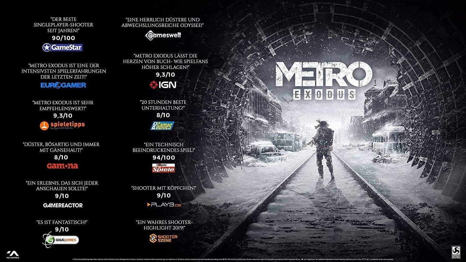 Metro Exodus [PlayStation 4] hinta ja tiedot | Tietokone- ja konsolipelit | hobbyhall.fi