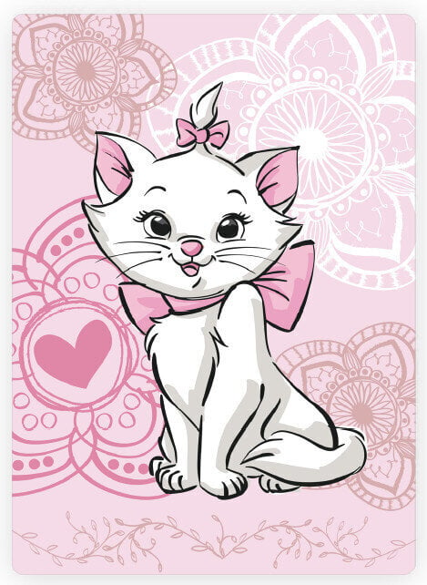 Disney Marie cat Aristocats Polar Huopa 100x140 cm hinta ja tiedot | Päiväpeitot ja huovat | hobbyhall.fi